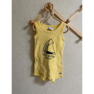 プチバトー(PETIT BATEAU)のPETIT BATEAU ノースリーブロンパース(ロンパース)