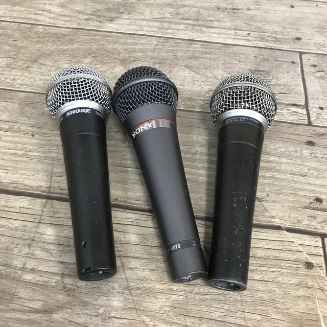 SHURE SM58 2台 SONY F-VX70 - マイク