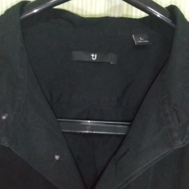 GU(ジーユー)のメンズ 黒 シャツ ブラック メンズのトップス(シャツ)の商品写真