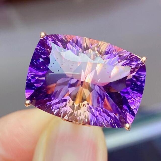 ⭐︎【天然】アメトリン リング k18 28.5ct