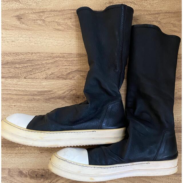 激レア Rick Owens ラムレザーSOCKS Sneaker 42 箱付