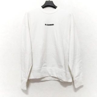 ジルサンダー(Jil Sander)のジルサンダー トレーナー サイズS美品  白(トレーナー/スウェット)