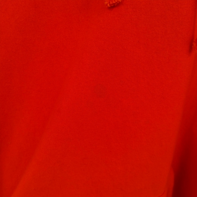 Supreme(シュプリーム)のSUPREME シュプリーム 18SS Sleeve Embroidery Hooded Sweatshirt スウェットパーカー オレンジ メンズのジャケット/アウター(ダッフルコート)の商品写真