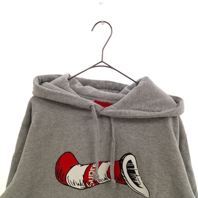 シュプリーム Cat in the Hat Hooded グレー Sサイズ