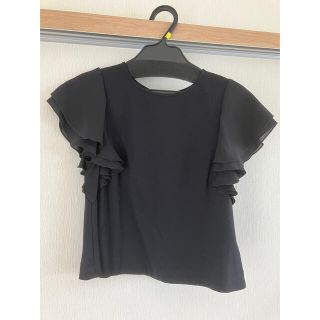 ジャスグリッティー(JUSGLITTY)のジャスグリッティー　黒　トップス　サイズ1(シャツ/ブラウス(半袖/袖なし))