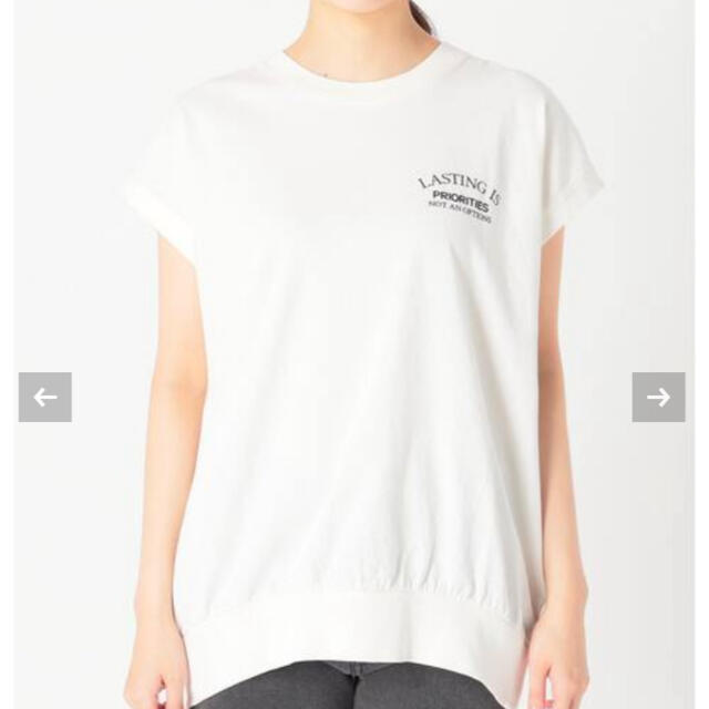 JOURNAL STANDARD relume(ジャーナルスタンダードレリューム)のjournal standard relume フレンチスリーブロゴtシャツ レディースのトップス(Tシャツ(半袖/袖なし))の商品写真