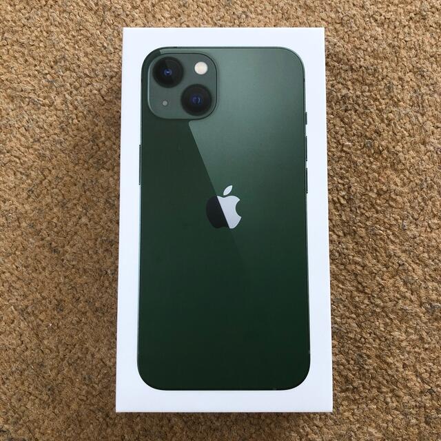 iPhone(アイフォーン)のアップル iPhone13 128GB グリーン の箱 スマホ/家電/カメラのスマートフォン/携帯電話(その他)の商品写真