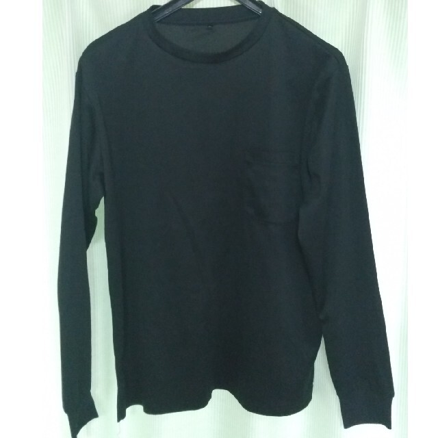 インナー 黒 胸ポケット メンズのトップス(Tシャツ/カットソー(七分/長袖))の商品写真