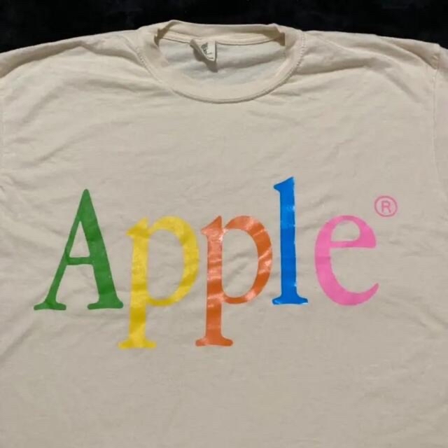 Apple Tシャツ　アップル　企業T XL アートT ムービーT