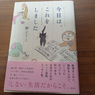 今日はこれをしました　群ようこ(文学/小説)