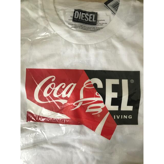 DIESEL Tシャツ Coca-Cola コカコーラ コラボ ホワイト XS