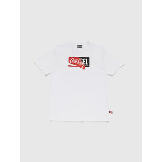 ディーゼル(DIESEL)のDIESEL Tシャツ Coca-Cola コカコーラ コラボ ホワイト XL(Tシャツ/カットソー(半袖/袖なし))