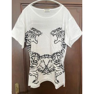 オニツカタイガー×ANDREA POMPILIO/変形デザインTシャツ44サイズ