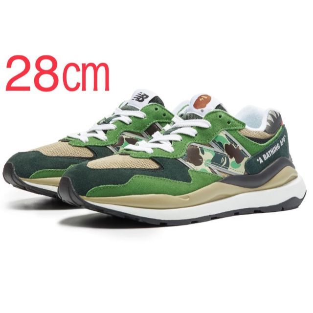 A BATHING APE(アベイシングエイプ)の【即完売】28 BAPE X NEW BALANCE 5740 限定カラー メンズの靴/シューズ(スニーカー)の商品写真