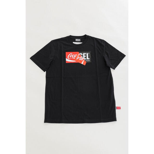 DIESEL Tシャツ Coca-Cola コカコーラ コラボ ロゴ　ブラックS