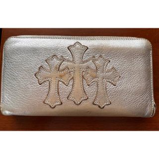 クロムハーツ(Chrome Hearts)のクロムハーツ　長財布　セメタリークロス　シルバー(長財布)