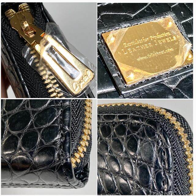 LEATHER JEWELS】レザージュエルズ クロコ本革 長財布(新品) 美しい