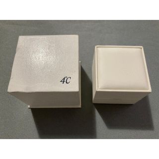 ヨンドシー(4℃)の4℃ ヨンドシー 空き箱 空箱 アクセサリーケース リング ピアス イヤリング(その他)