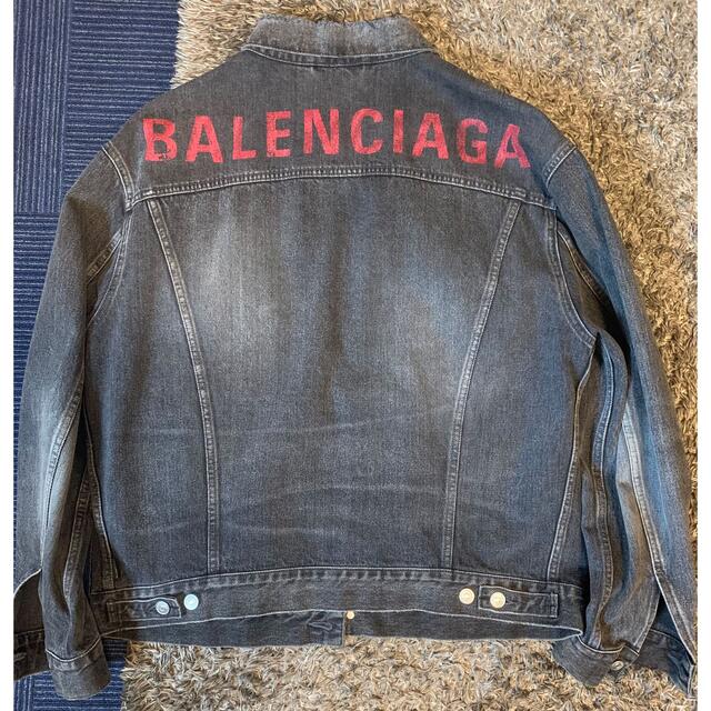 Balenciaga - BALENCIAGA ロゴプリントGジャン　現行型　オーバーサイズ