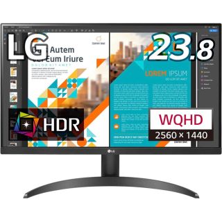 エルジーエレクトロニクス(LG Electronics)の【超美品アーム付き】LG ゲーミングモニター23.8インチ(ディスプレイ)