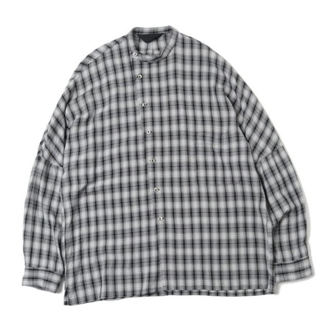 ESSAY Dolman Slant Shirt チェックトップス