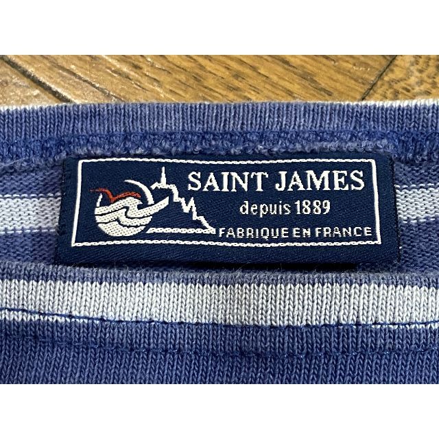 SAINT JAMES(セントジェームス)の＊セントジェームス ボーダー バスクシャツ ボートネック カットソー T4 メンズのトップス(Tシャツ/カットソー(七分/長袖))の商品写真