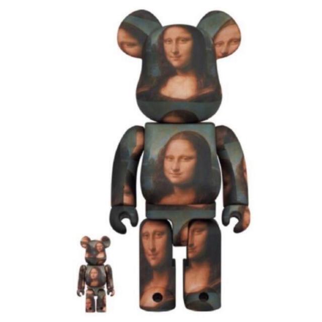 BE@RBRICK モナリザ　Mona Lisa 100％ & 400%