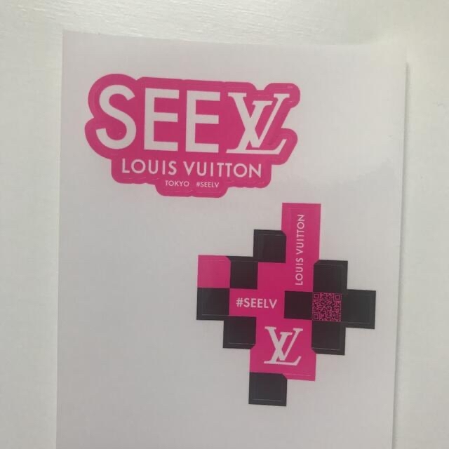 Louis Vuitton イベント SEE LV のリーフレット＆ステッカー　 その他のその他(その他)の商品写真