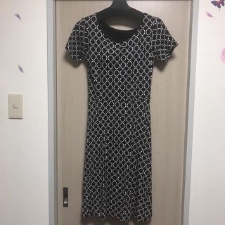 ユニクロ(UNIQLO)のユニクロブラ付きワンピース　Ｓサイズ(ひざ丈ワンピース)