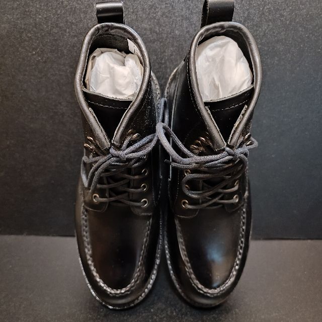 G.H.BASS(ジーエイチバス)のジーエイチバス（G.H.BASS） 6ホールブーツ 黒 UK8 メンズの靴/シューズ(ブーツ)の商品写真