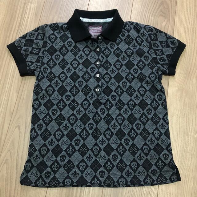 MARK&LONA マークアンドロナ レディース ポロシャツ Sサイズ 総柄 MARK&LONA マークアンドロナ レディース ポロシャツ Sサイズ 総柄
