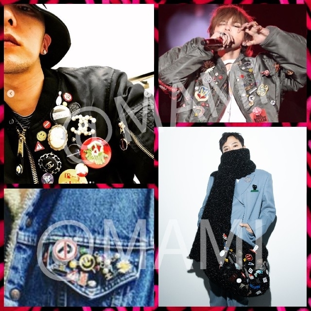 PEACEMINUSONE(ピースマイナスワン)の🌼G-DRAGON ピンバッジ🌼⑦個セット PEACEMINUSONE エンタメ/ホビーのアニメグッズ(バッジ/ピンバッジ)の商品写真