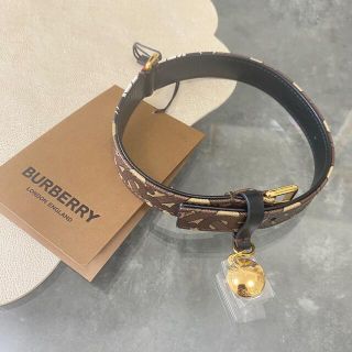 バーバリー(BURBERRY)の残り１【新品】BURBERRY バーバリー 犬用 モノグラム ネックカラー 首輪(犬)