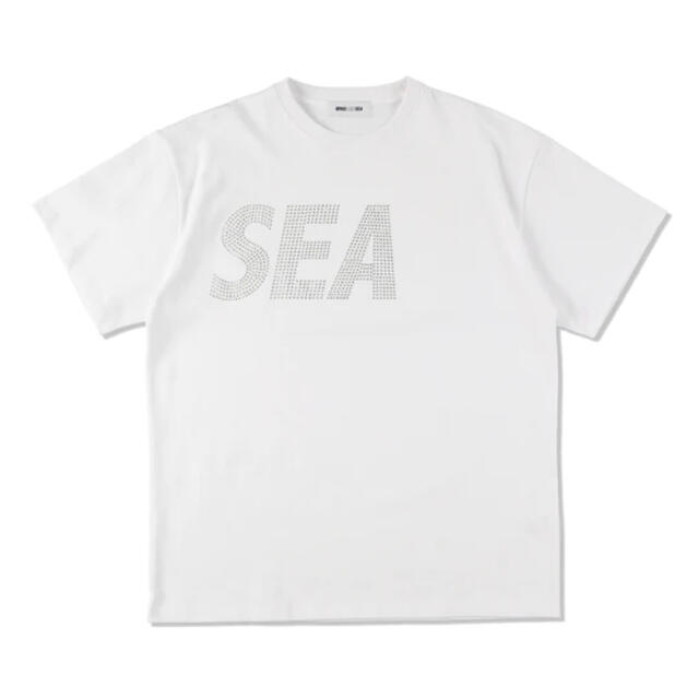 Tシャツ/カットソー(半袖/袖なし)ウィンダンシー　SEA (Rhine Stone) S/S T-shirt