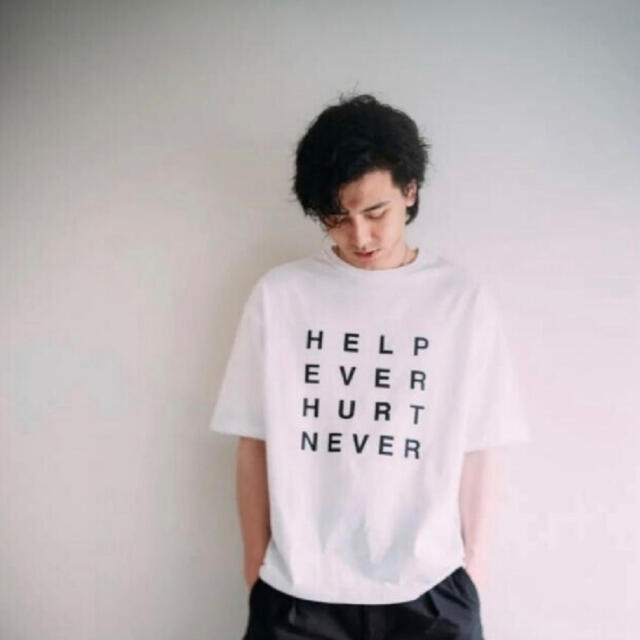 藤井風 Tシャツ HELP EVER HURT NEVER 絶妙なデザイン 62.0%OFF www ...