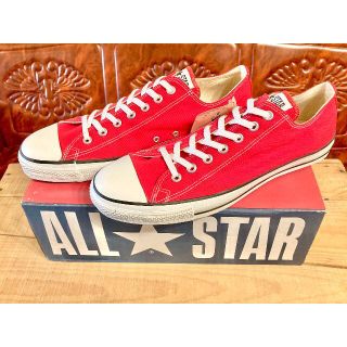 コンバース(CONVERSE)の★90s!USA!レア!コンバース オールスター 赤 デッド チャック 224★(スニーカー)