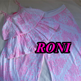 ロニィ(RONI)のRONI セットアップ　ピンク(Tシャツ/カットソー)