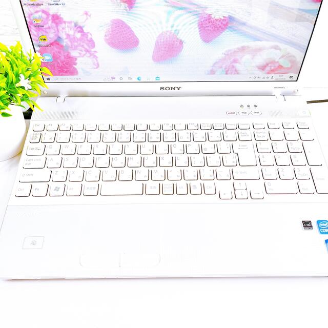 美品❤️すぐに使えるノートパソコン 初心者向 おしゃれVAIO カメラ付