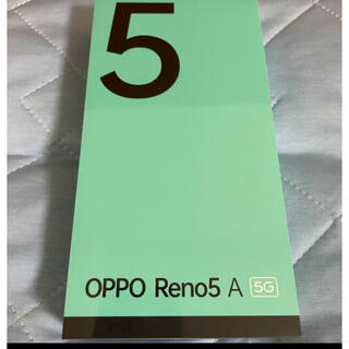 オッポ(OPPO)のOPPO Reno5 A eSIM A103OP シルバーブラック(スマートフォン本体)