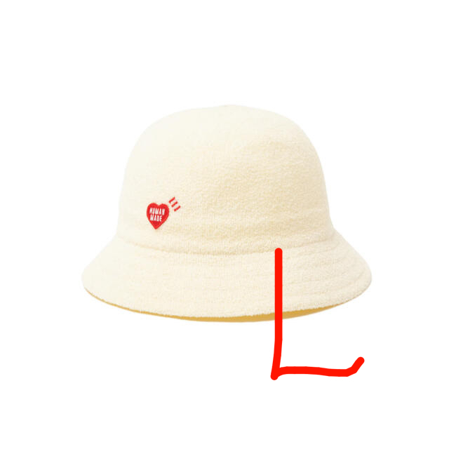 ヒューマンメイド　KNIT ROUND BUCKET HAT