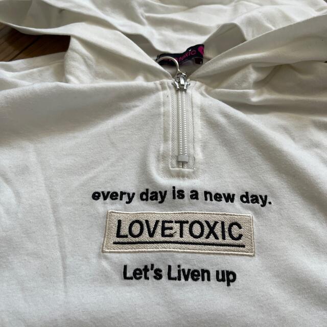 lovetoxic(ラブトキシック)のLOVETOXIC カットソー キッズ/ベビー/マタニティのキッズ服女の子用(90cm~)(Tシャツ/カットソー)の商品写真