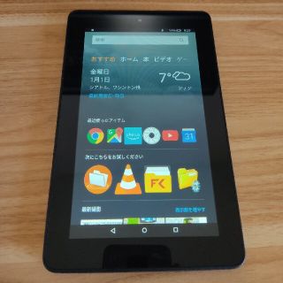 Fireタブレット 8GB、ブラック（第5世代）(タブレット)