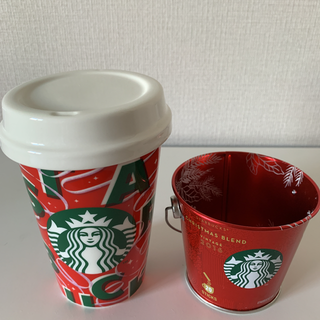 スターバックスコーヒー(Starbucks Coffee)の☕️スターバックス　キャニスター　バケツ缶🪣(容器)