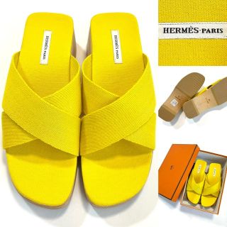 エルメス(Hermes)の未使用品 HERMES ウッド サンダル E3566(サンダル)