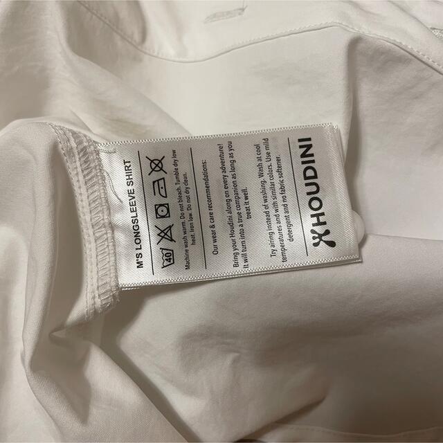 ARC'TERYX(アークテリクス)のHoudini ロングスリーブシャツ フーディニ 白シャツ XS メンズのジャケット/アウター(その他)の商品写真