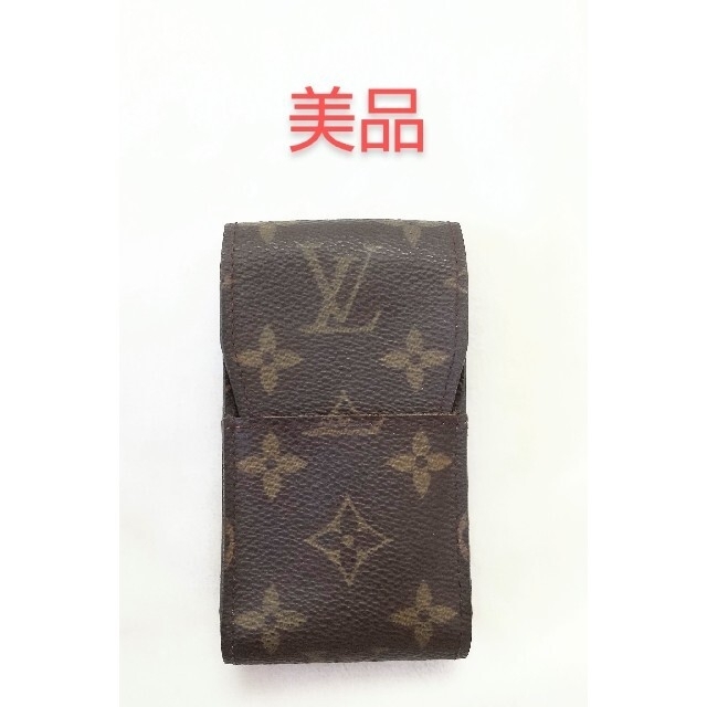 ルイヴィトン タバコケース 本物 良品 ルイヴィトン ノマド レザー シガーケース 小物