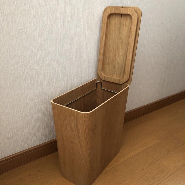 MUJI (無印良品)(ムジルシリョウヒン)の⭐️無印良品⭐️木製ゴミ箱 インテリア/住まい/日用品のインテリア小物(ごみ箱)の商品写真