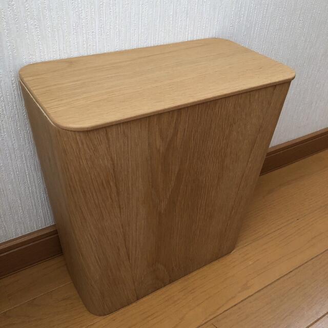 MUJI (無印良品)(ムジルシリョウヒン)の⭐️無印良品⭐️木製ゴミ箱 インテリア/住まい/日用品のインテリア小物(ごみ箱)の商品写真