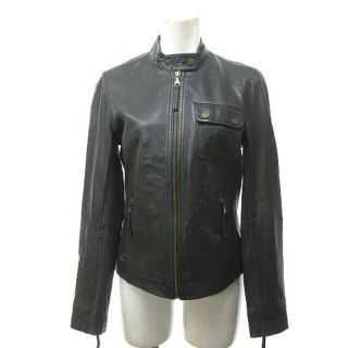 トミーヒルフィガー レザージャケット ライダースジャケット