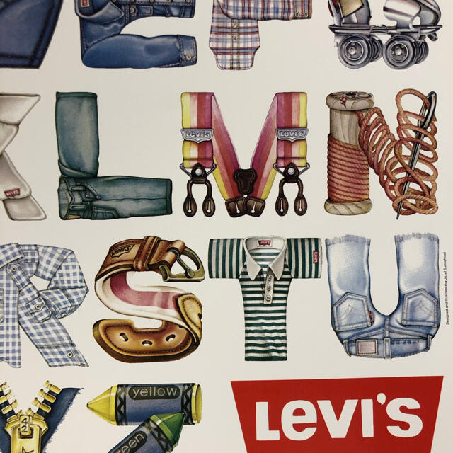 Levi's(リーバイス)の70s デッドストック　Levis kids ポスター　リーバイス エンタメ/ホビーのアニメグッズ(ポスター)の商品写真